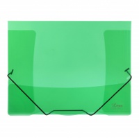 3 klopá sloha PP LINES průhledné zelené
