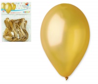 Balónek 10ks Metal zlatý
